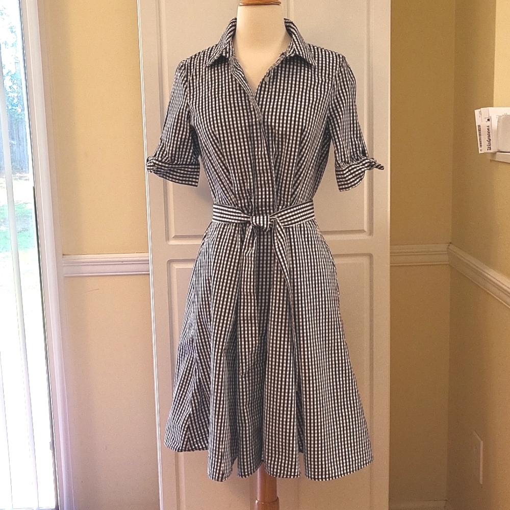 Calvin Klein Gingham Dress